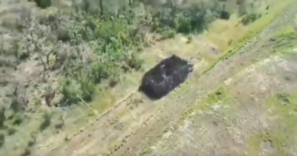 Russian armored tank anti drone mammoth