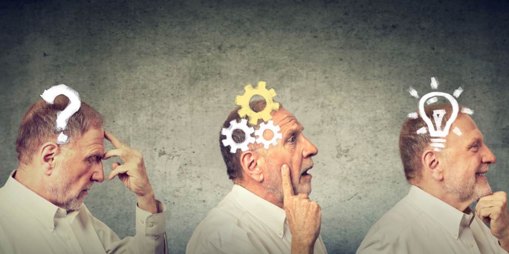Thinking, reflexion, idea, genius
