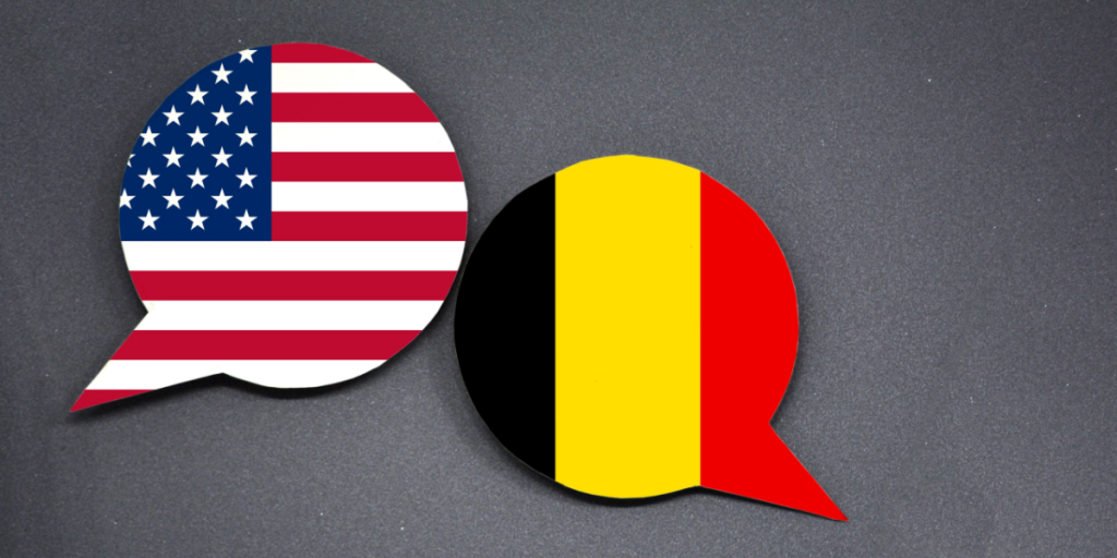 Belgium, USA, talking