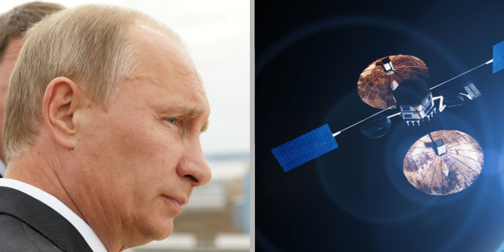 Vladimir Putin, satellite, space