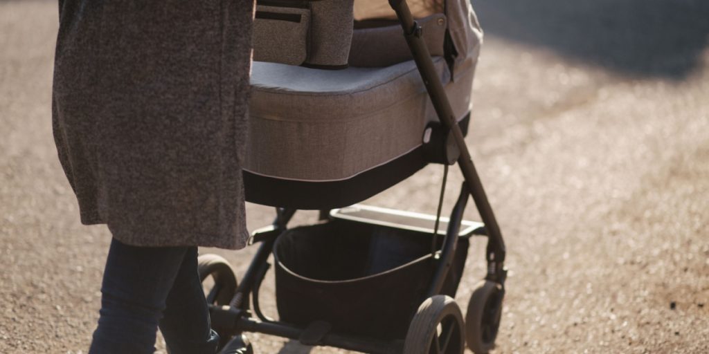Stroller, barnevogn, barn, baby