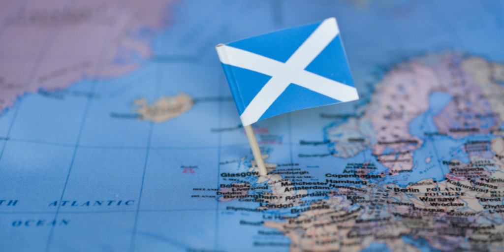 Scotland, map
