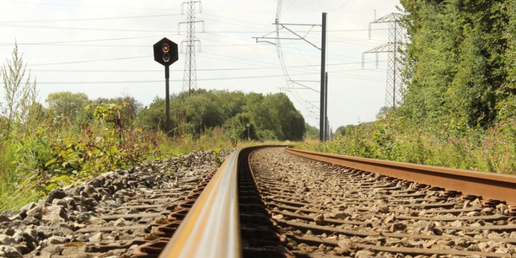 tog, togskinne, train track