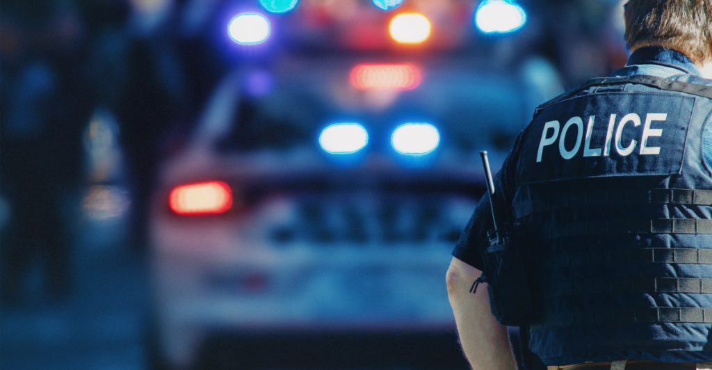 Polis New York USA