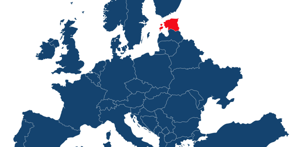 Estonia, map