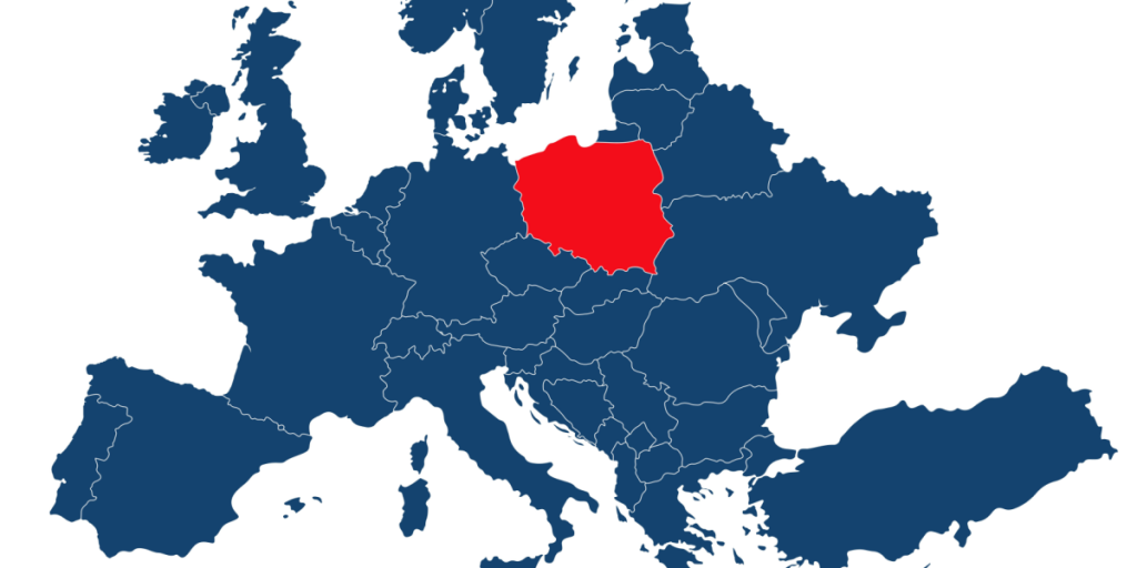 Poland, map