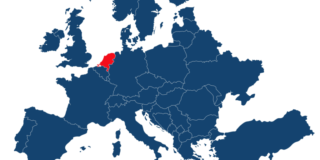 Netherlands, map