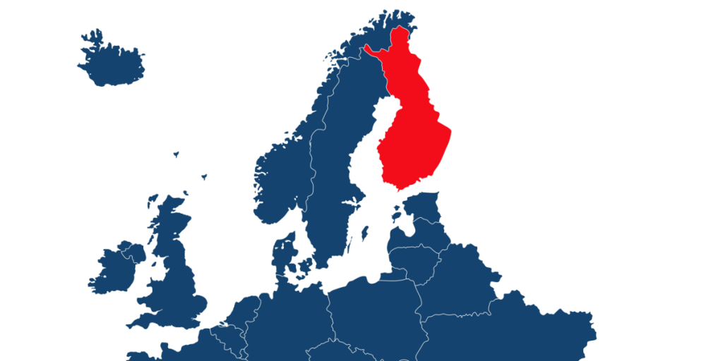 Finland, map