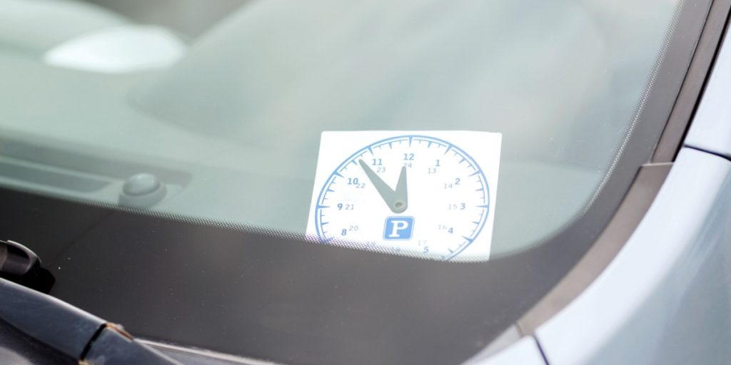 p-skive, parkering, p-bøde