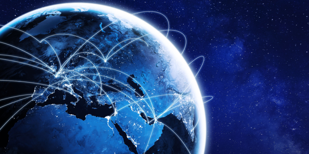 Air traffic, global, connection, globalization