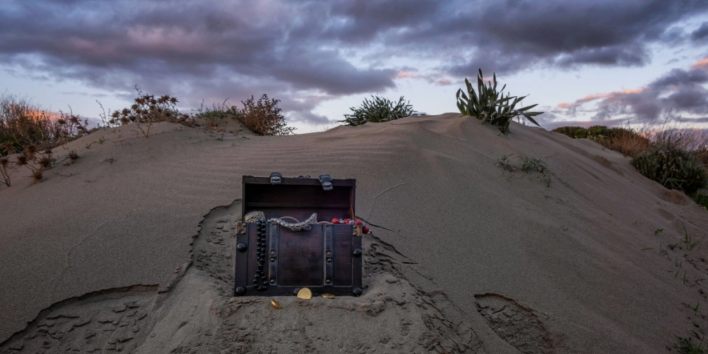 Treasure, buried, pirates