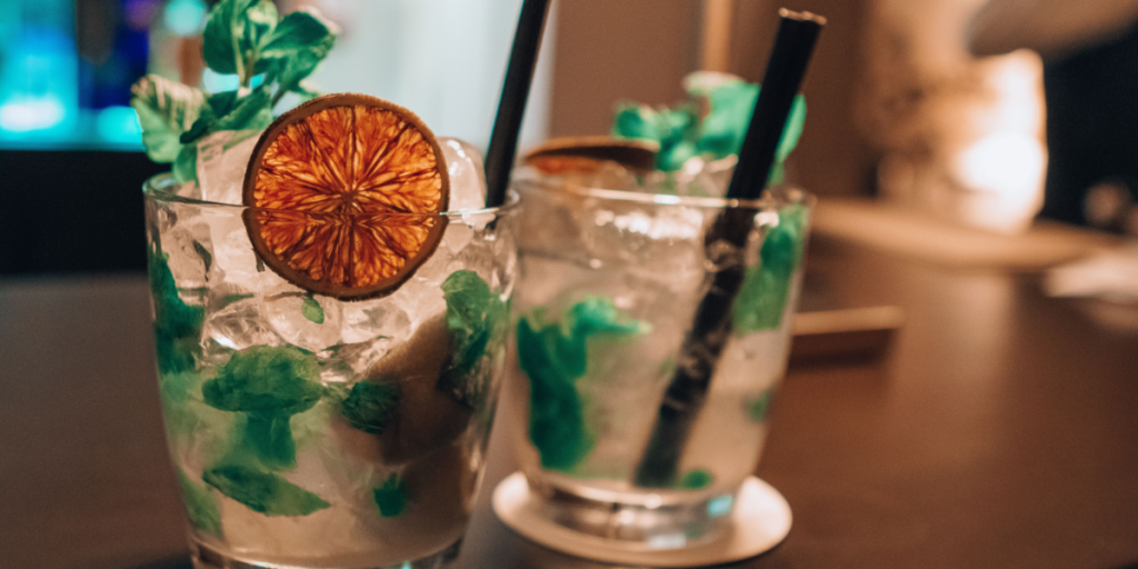 Mojito, drink, bar