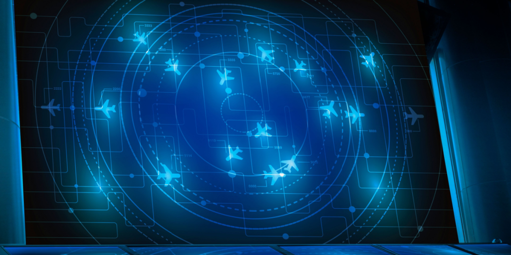 Air traffic, radar