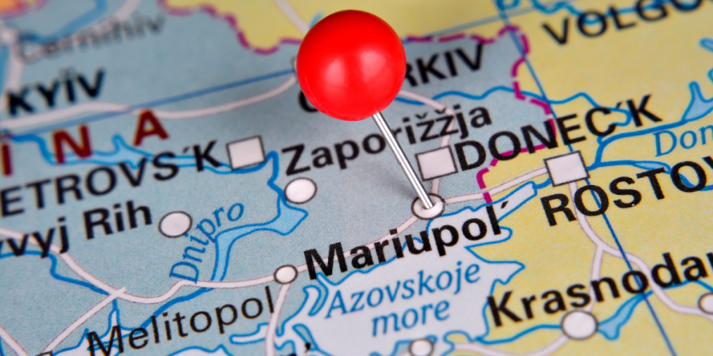 Mariupol, map
