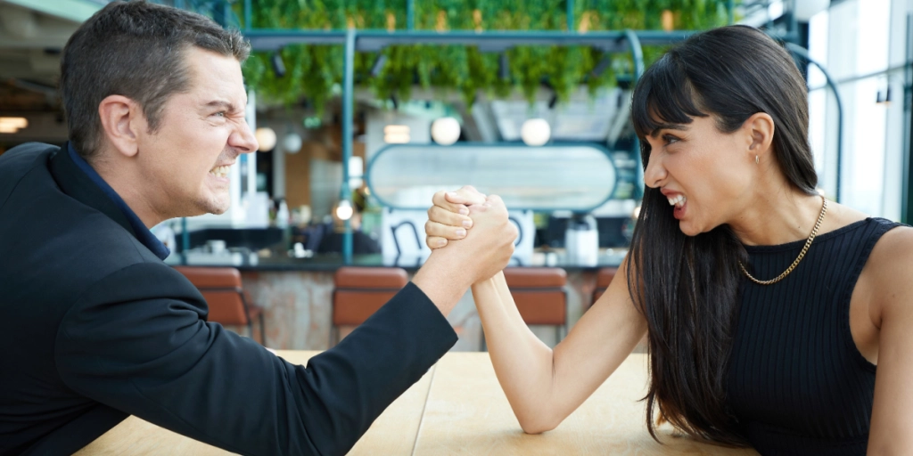 Arm wrestling, challenge, battle, fight