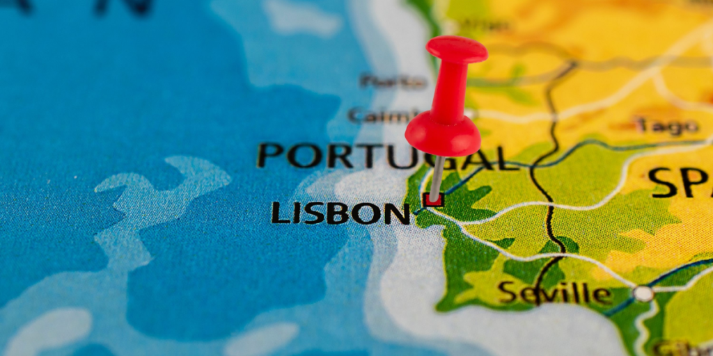 Lisbon, Portugal, map