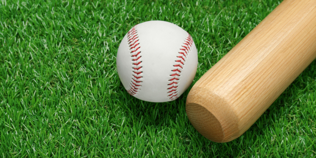 Baseball, bat, ball