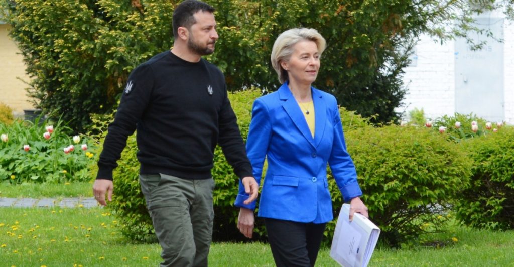Zelensky, Ursula von der Leyen
