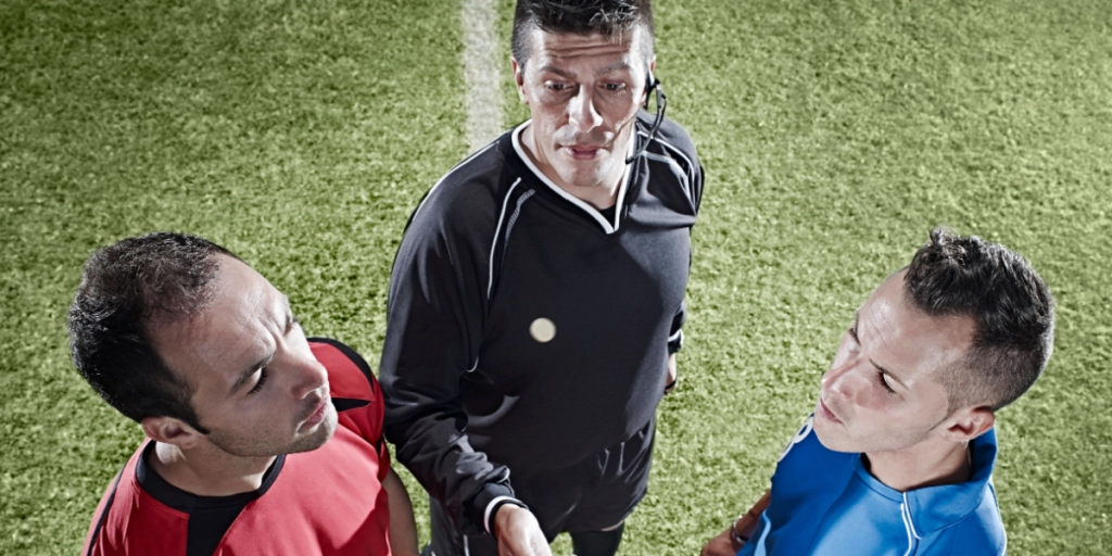 Flipping coin, coin toss, plat eller krone