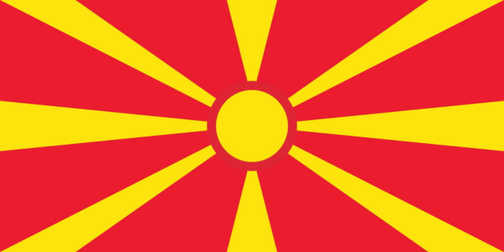 North Macedonia, flag