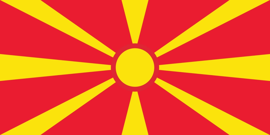 North Macedonia, flag
