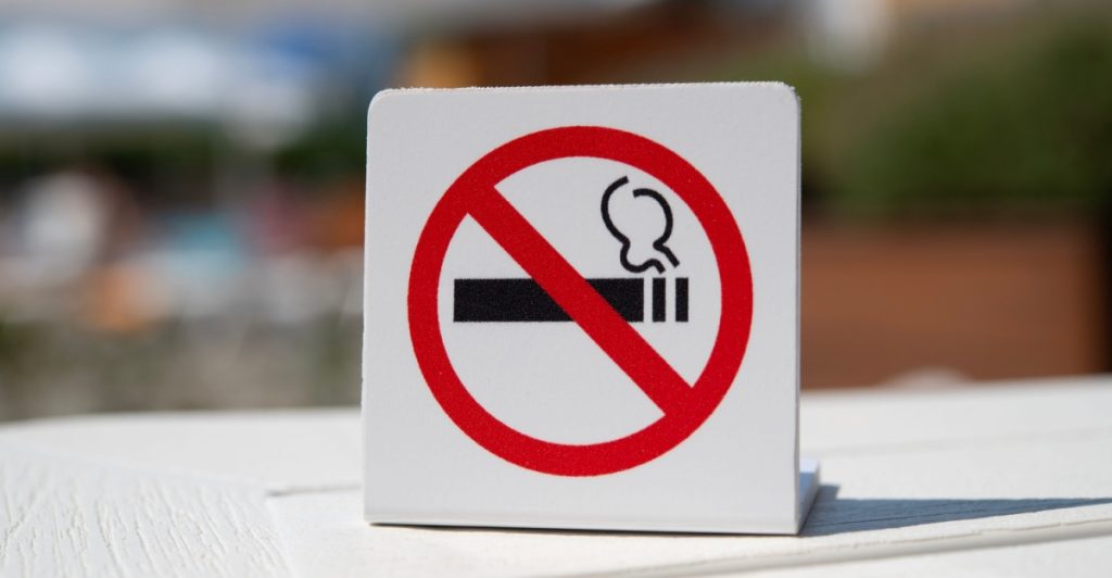 No smoking, rökning förbjudet