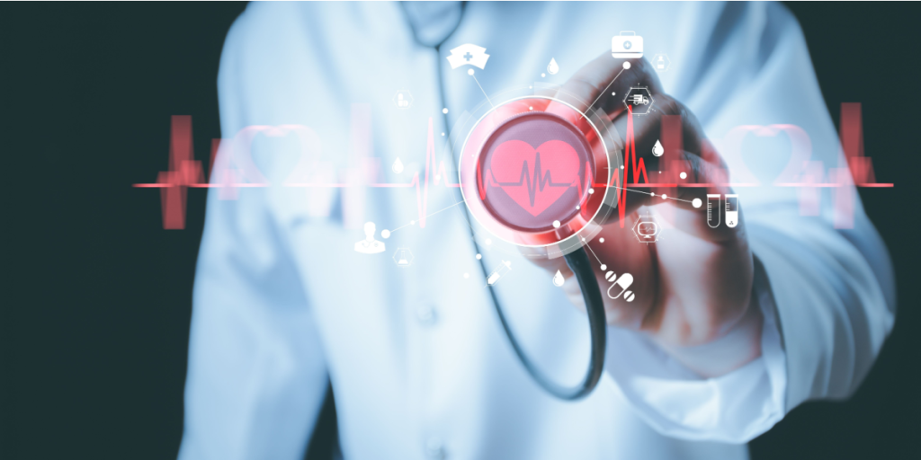 Doctor, cardiologist, heart beat