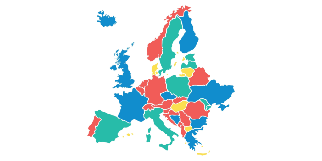 Euopre, map