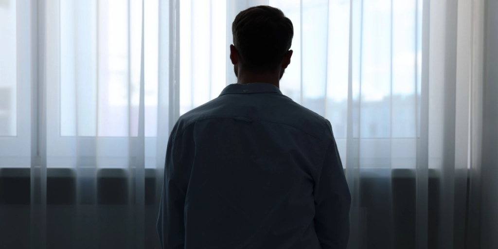 Alone, sad, man, mental health