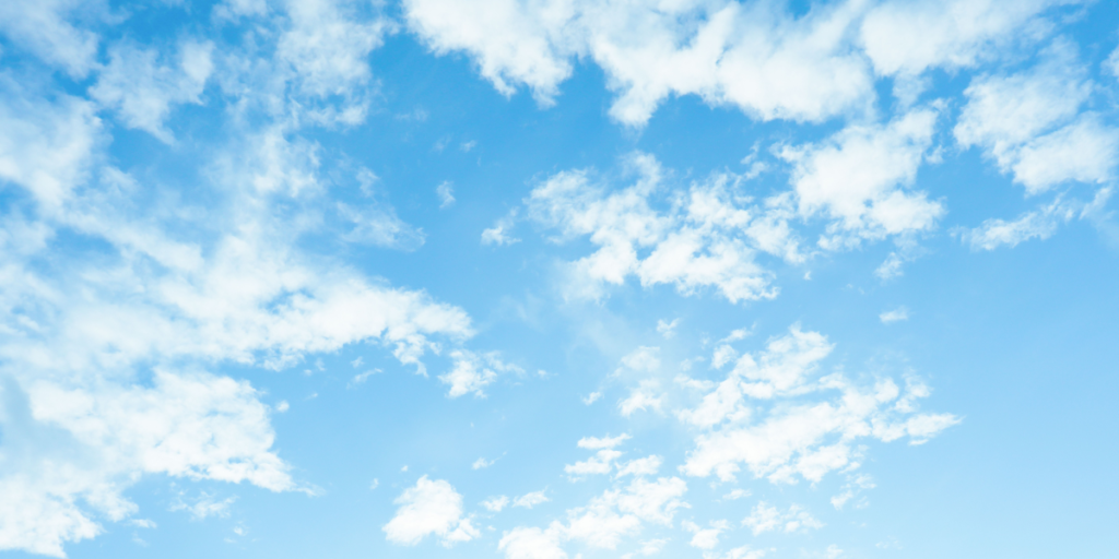 Clear skies, clouds, blue sky
