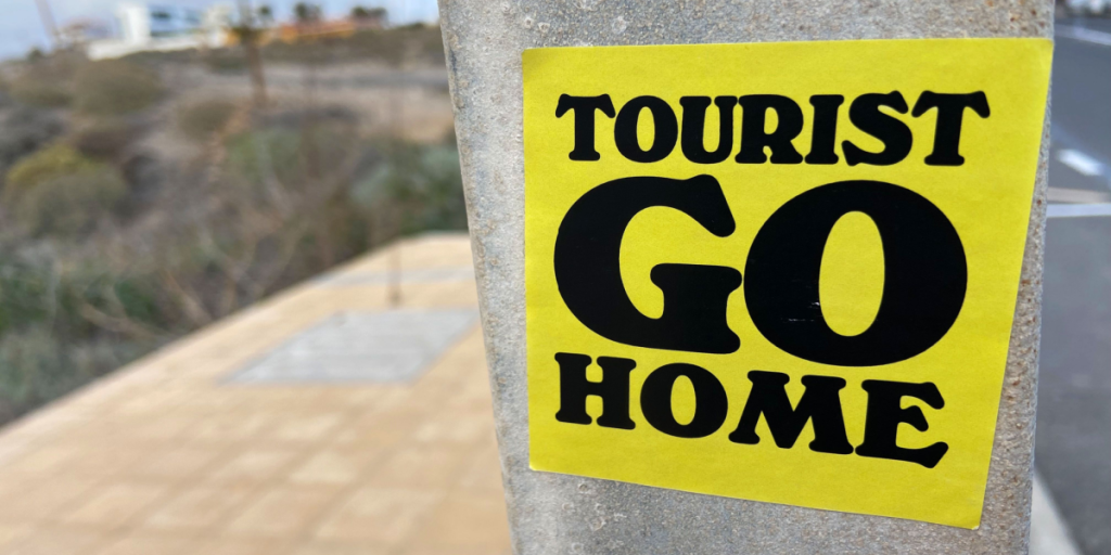 Protest against tourists, tourism