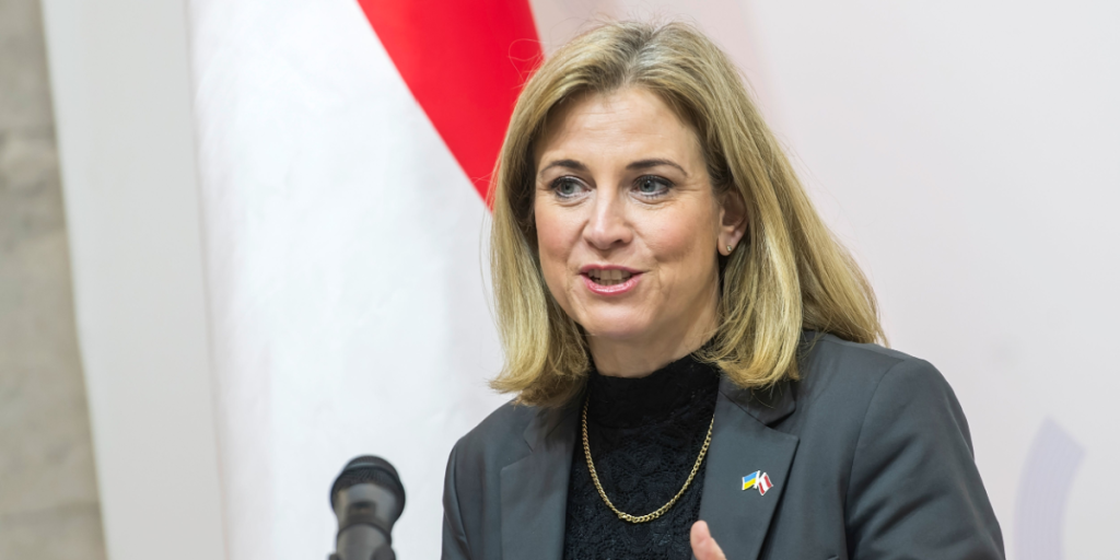 Austria Foreign Minister Beate Meinl-Reisinger