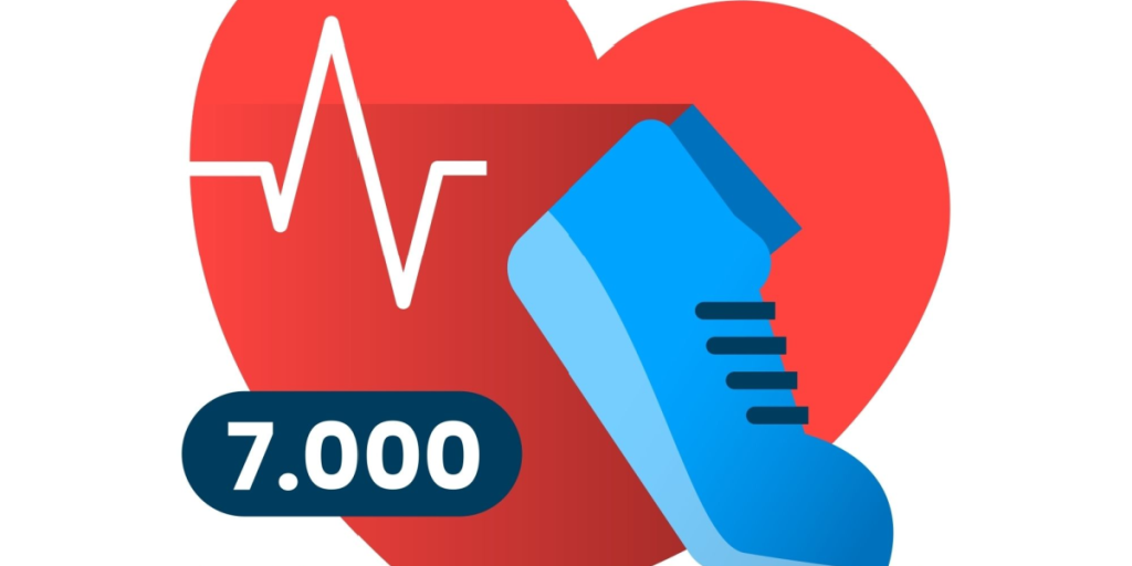 7000 steps, skridt