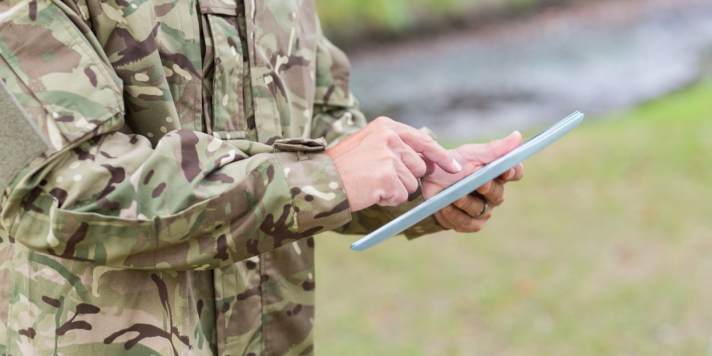 Soldier, tablet
