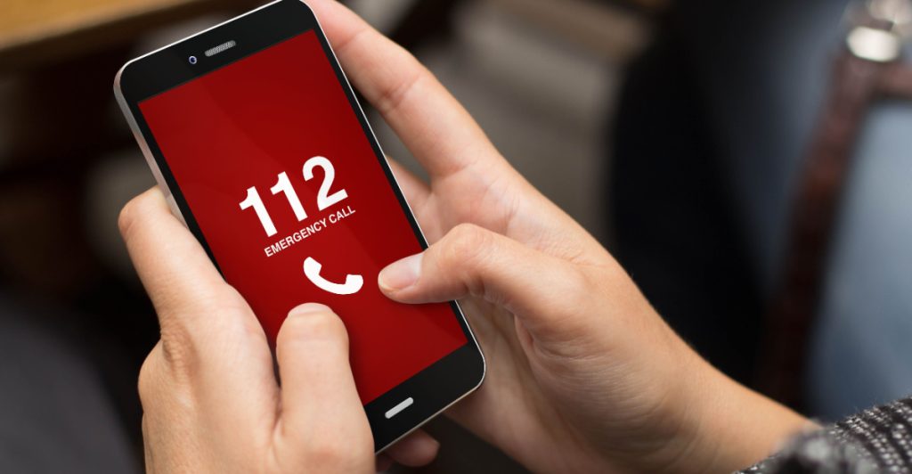 112 på mobilen
