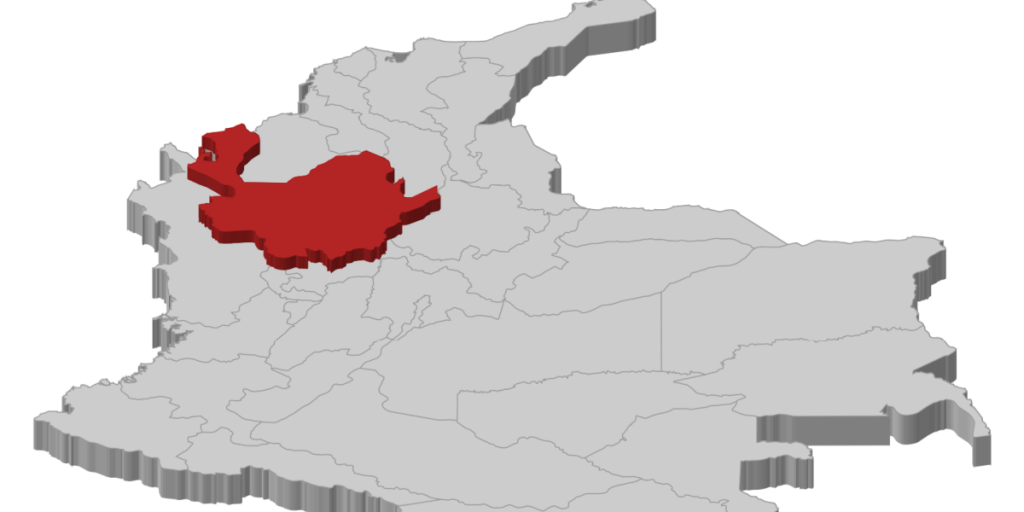 Antiqua, Colombia, map
