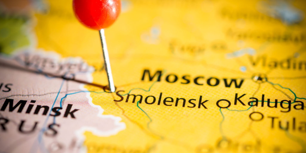 Smolensk, map