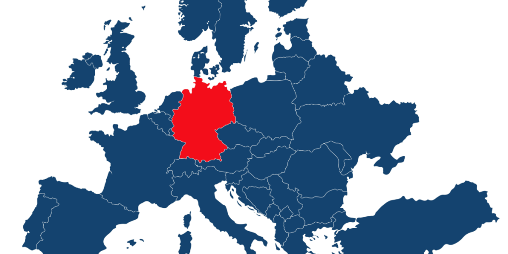 Germany, map