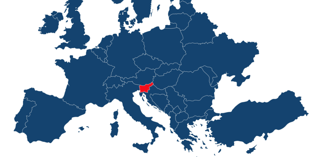 Slovenia, map