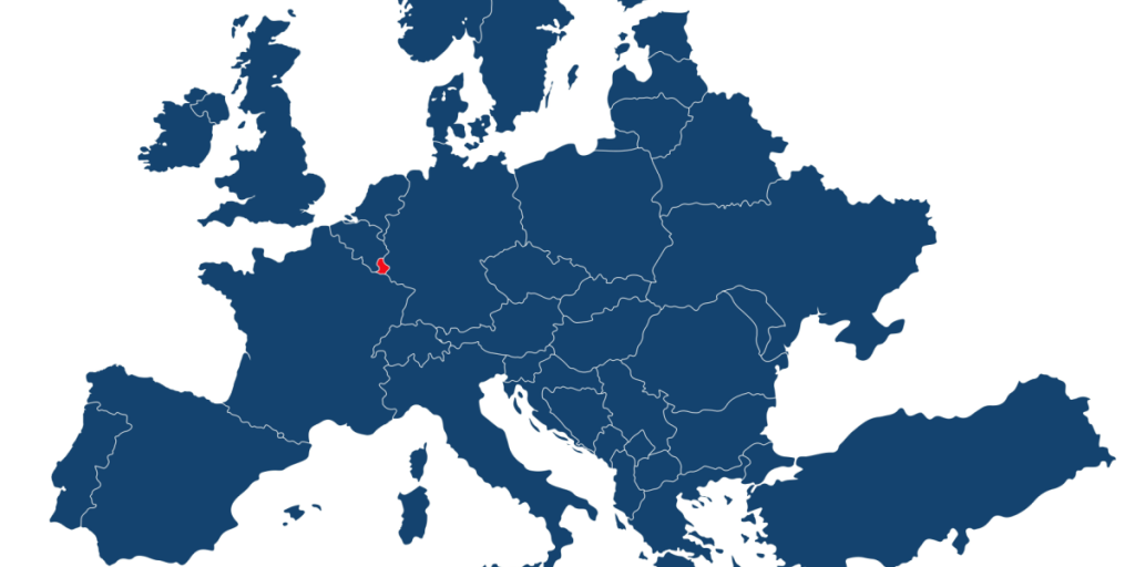 Luxembourg, map