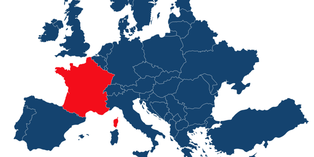 France, map