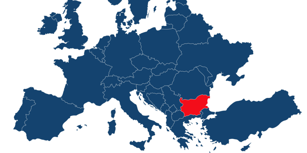 Bulgaria, map