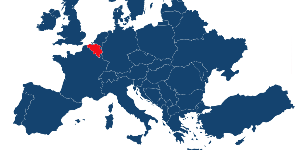 Belgium, map