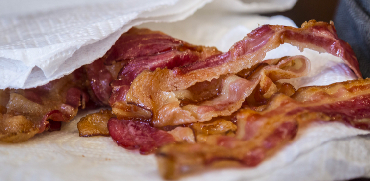 Bacon køkkenrulle