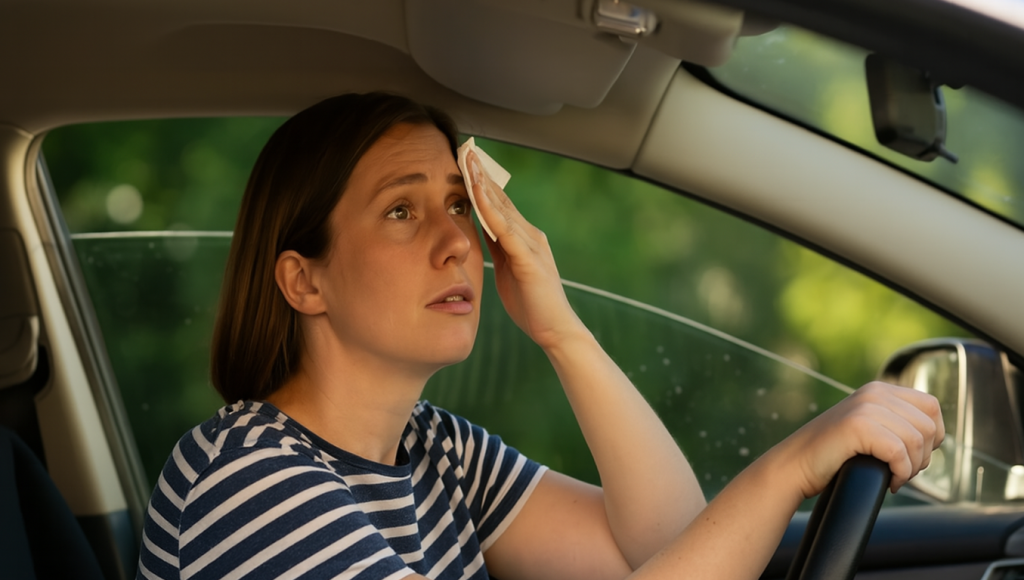 Varm bil, hot car, AC, Aircondition