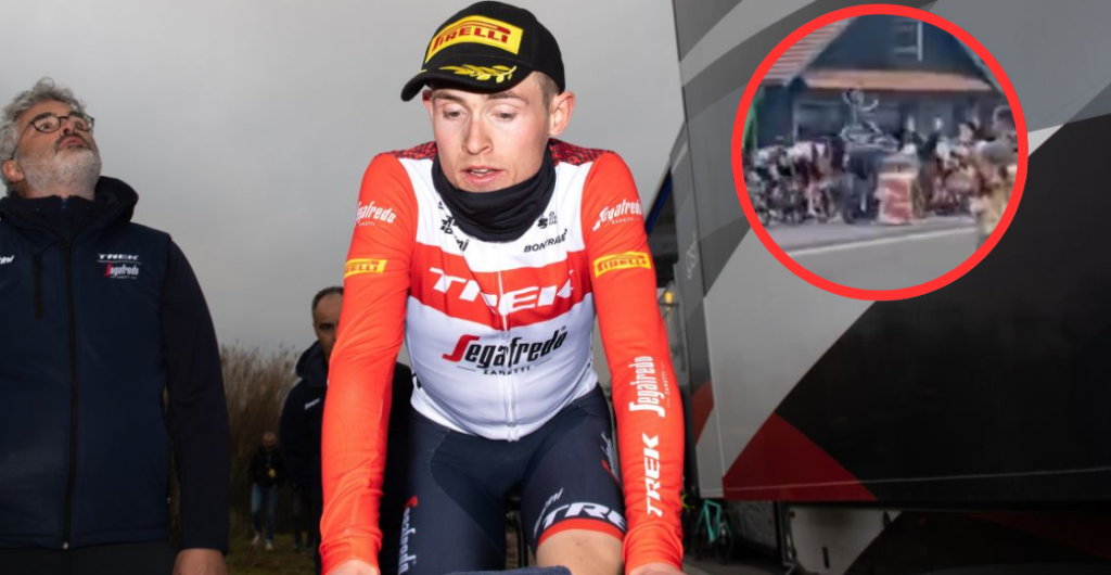 Hvordan kunne han cykle videre efter det? Nye optagelser viser Mattias Skjelmoses skrækulykke