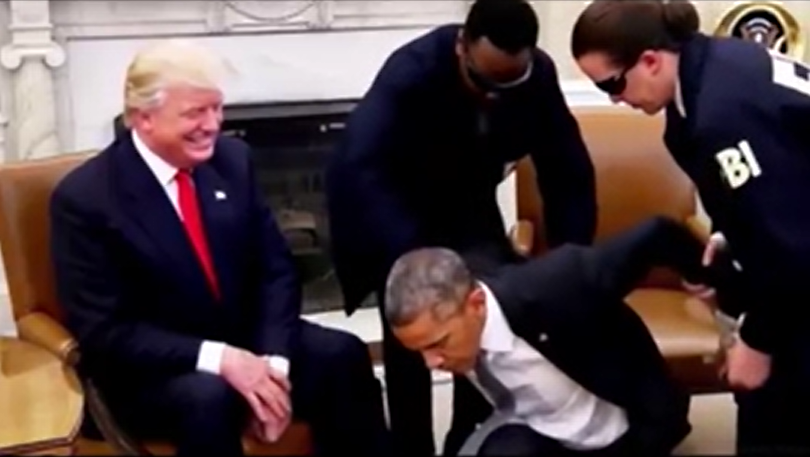 AI-video, Obama-arrest