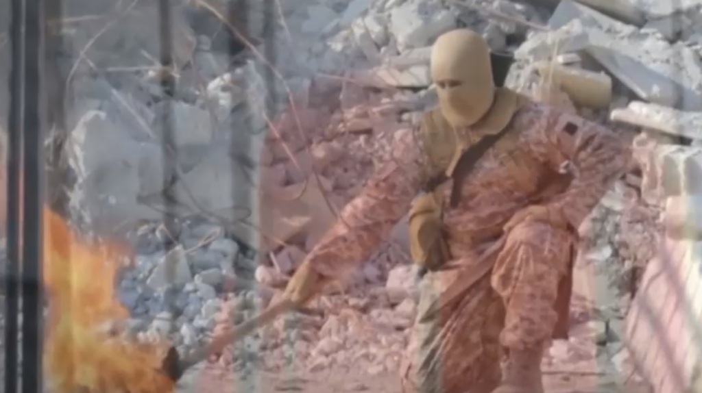 Terrorist bränner