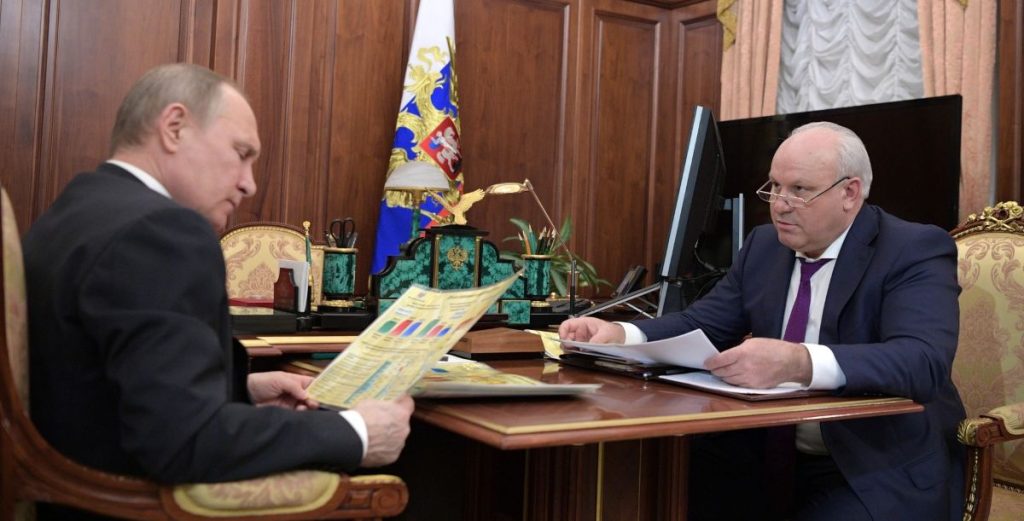 Vladimir Putin and Viktor Zimin