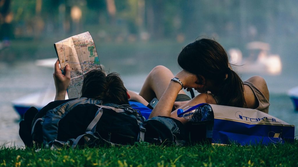 adult relax map park